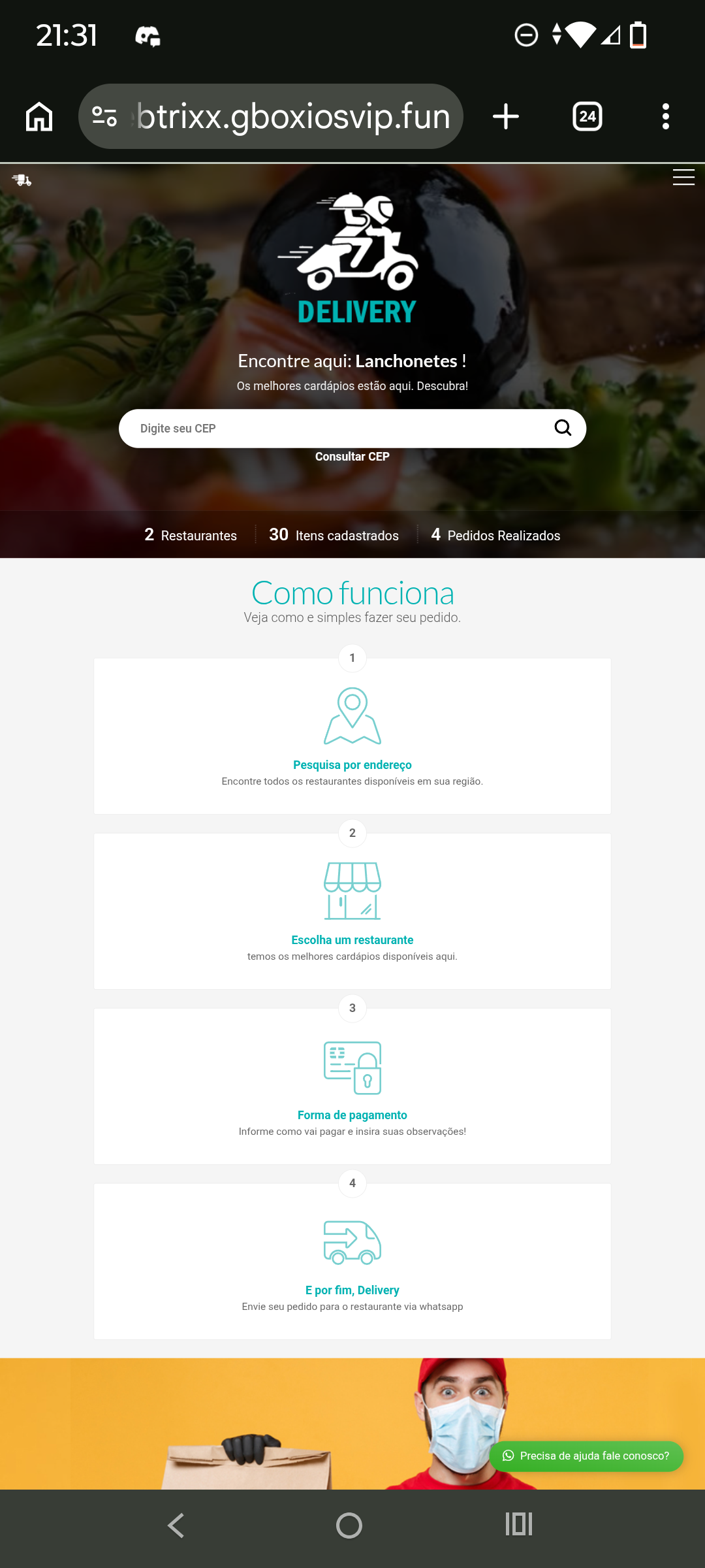 SCRIPT COMPLETO ✅ APLICATIVO DELIVERY 💥
